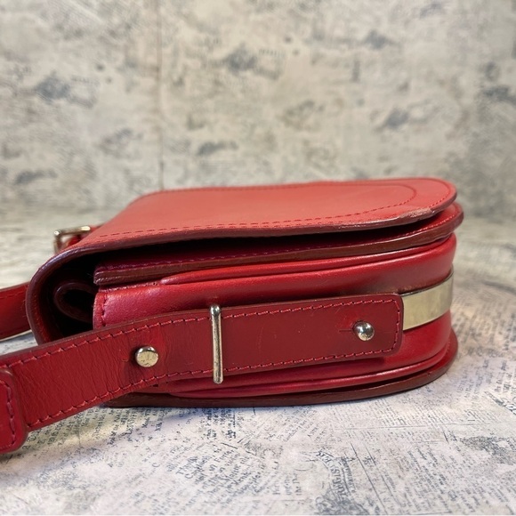 Zara women  buffalo leather Saddle bag satchel - Picture 4 of 15